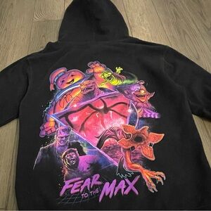 Universal Studios Hoodie Mens XS Black Ghostbusters Halloween Horror Nights 2019